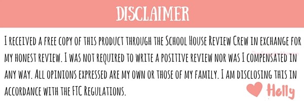 Disclaimer-Schoolhouse Review Crew
